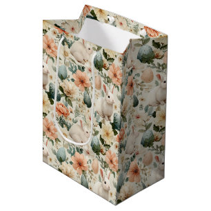 Vintage Påskharen Blommig (10)
