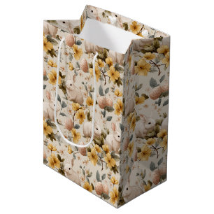 Vintage Påskharen Blommig (8)