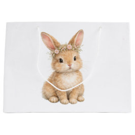 Vintage påskkel hare ägg akvarell
