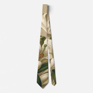 Vintage påskliljor, viktorianska blommor i blom slips