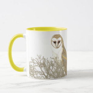 Vintage Paskriven Uggla-kaffe Mugg