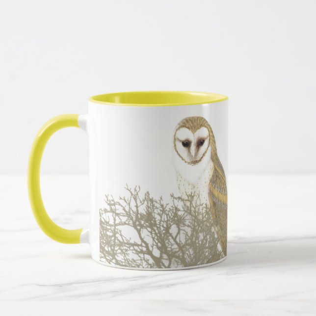 Vintage Paskriven Uggla-kaffe Mugg (Vänster)