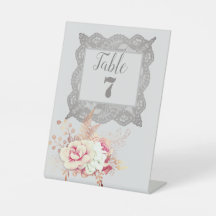 Vintage Pastel Blommigt Ro