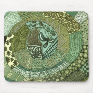 Vintage Patchwork - Grönt Musmatta