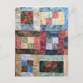 Vintage Patchwork Quilt Vykort