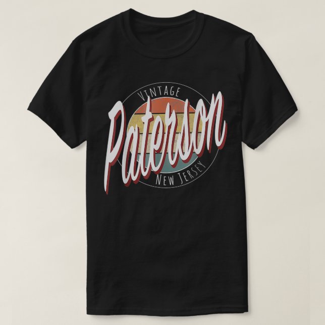 Vintage Paterson New jersey T Shirt (Design framsida)