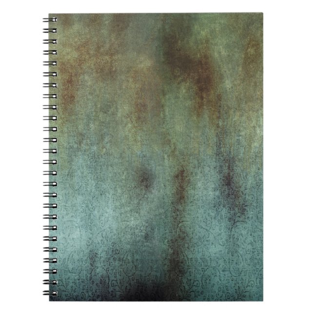 Vintage Patina Elegance Notes Anteckningsbok (Framsidan)