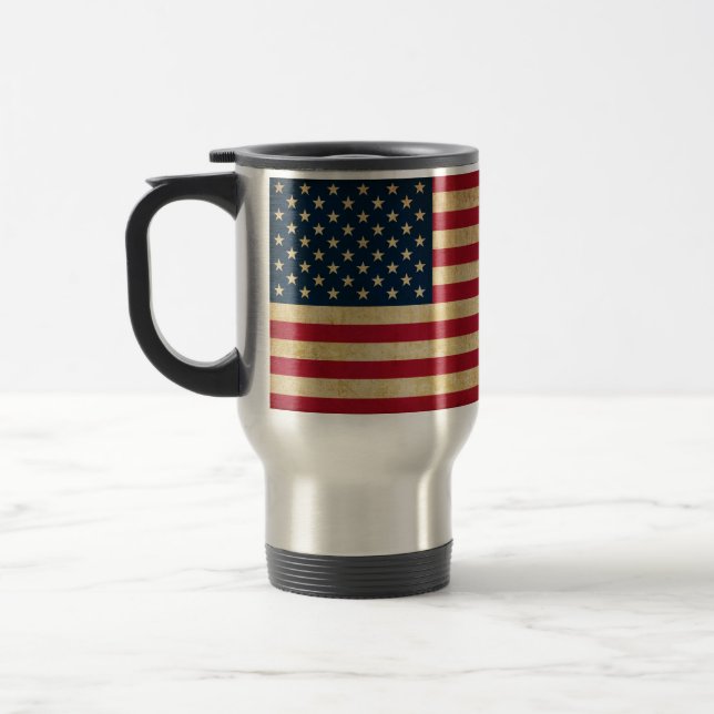 Vintage Patriotic American Flagga Resemugg (Vänster)
