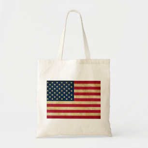 Vintage Patriotic American Flagga Tygkasse