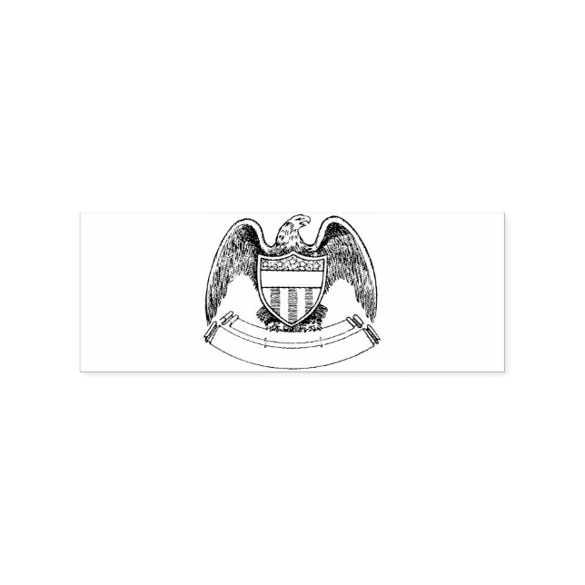 Vintage Patriotic Eagle PlaqueThunder_Cove Stämpel (Tryck)