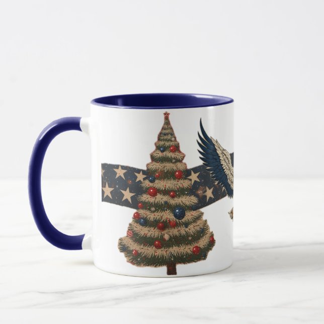Vintage Patriotic Mug Mugg (Vänster)