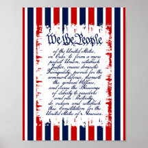 Vintage Patriotic Poster - vi människor