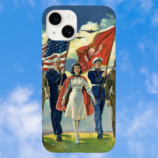 Vintage Patriotic, Proud Militär Personnel Heros (Skapare uppladdad)
