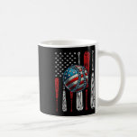 Vintage Patriotic Sell 4 juli USA FL Kaffemugg<br><div class="desc">Vintage Patriotic Sell 4 juli USA Amerikanska Flagga</div>