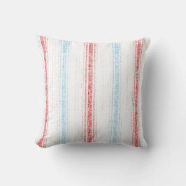 Vintage Patriotic Stil Stripe Pillow Kudde