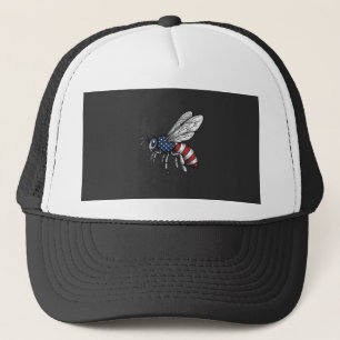 Vintage Patriotisk Bivector Grafisk T-Shirt Design Keps