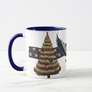 Vintage Patriotisk Mugg
