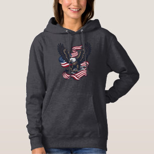Vintage Patriotisk Örn Vektor Tröja Design (2)_1