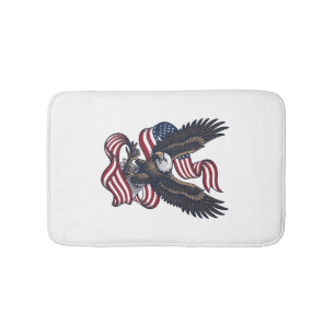 Vintage Patriotisk Örn Vektor Tröja Design (2)_1 Badrumsmatta