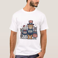 Vintage Patriotisk Solros Kärlek Skjorta Design_1