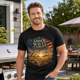 Vintage Patriotiska Ambervågor Amerika 250 T Shirt