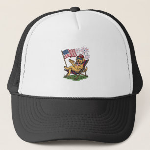 Vintage Patriotiska Katter USA Tröjd Design (2)_1 Keps