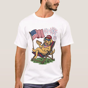 Vintage Patriotiska Katter USA Tröjd Design (2)_1 T Shirt