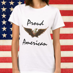 Vintage patriotism amerikansk vit huvudad örn fåge tröja