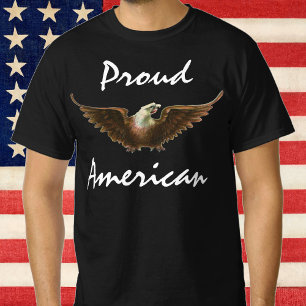 Vintage patriotism amerikansk vitöronad havsörn få t shirt