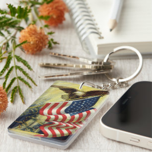 Vintage Patriotism, Patriotic Eagle American Flagg
