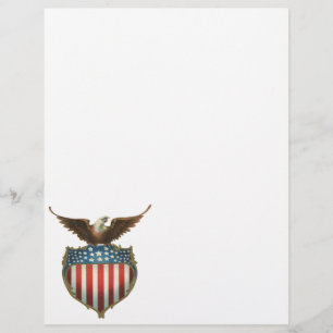 Vintage Patriotism, Proud Eagle över amerikansk Fl