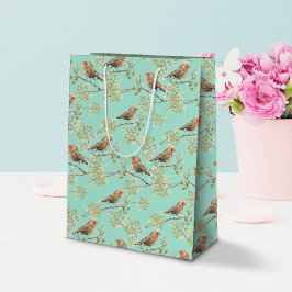 Vintage Paweed European Robin Bird Mönster