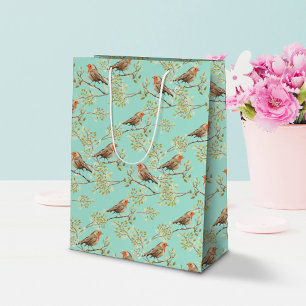 Vintage Paweed European Robin Bird Mönster