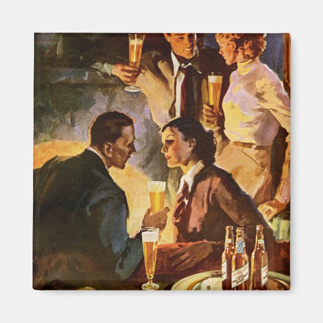 Vintage PBR-magnet Magnet (Framsidan)