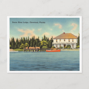 Vintage Peace River, Florida Vykort