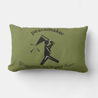 Vintage Peacemaker Lumbar Pillow Lumbarkudde