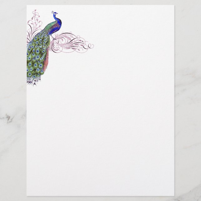 Vintage Peacock (Framsida)