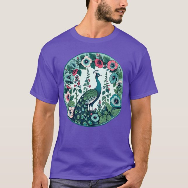 Vintage Peacock boy T Shirt (Framsida)