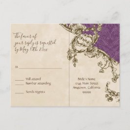 Vintage Peacock & Etchings, OSA av vykort