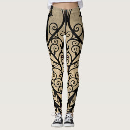 Vintage Peacock Leggings