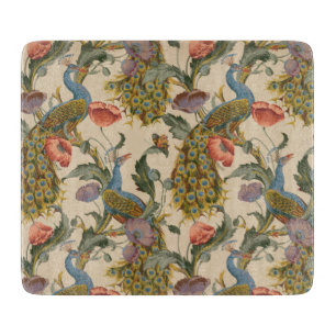 Vintage Peacock Mönster Colorful Art