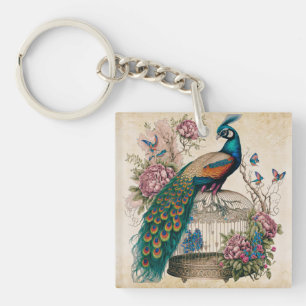 Vintage Peacock på Bird Cage Victorian