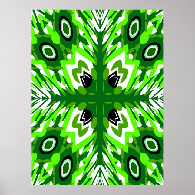 Vintage Peacock Poster (Framsidan)