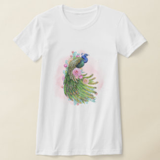 Vintage Peacock T‑Shirt T Shirt