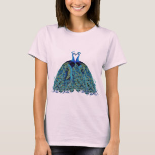 Vintage Peacocks Kissing Wedding Gifts Tröja