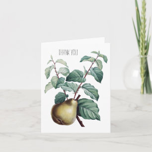 Vintage Pear Tack Kort