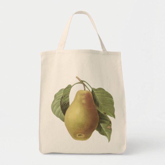 Vintage Pear ...till påse Tygkasse (Framsidan)