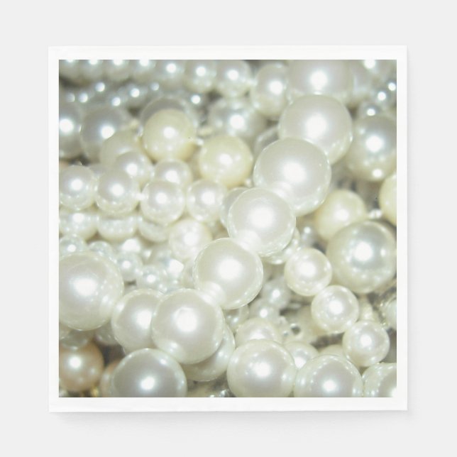 Vintage Pearls Pappersservett (Framsidan)