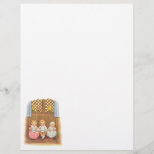 Vintage Pease Porridge Hett Childrens Nursery Rhym