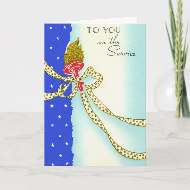 Vintage Pen Pal Card Tack Kort (Framsida)